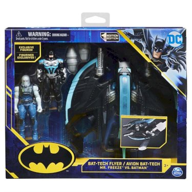 Batman, Batwing-flyver m/ 2 figurer (10 cm)