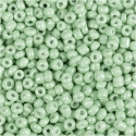 Rocailleperler, 3 mm, Ljus grön 