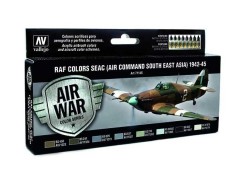 Vallejo Model Air RAF SEAC Air Command Colors 17 Ml.