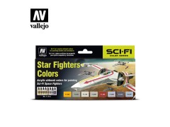 Vallejo Model Air, Star Fighters Colors, 8 x 17 ml