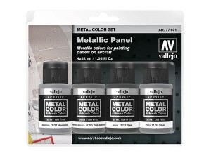 Vallejo Metal Color Metallic Panel 4 x 32ml.