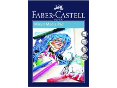 Faber-Castell, mixed media-blok, A4, 250 g/m2, 30 ark