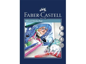Faber-Castell, mixed media-blok, A3, 250 g/m2, 30 ark