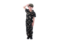 Soldat Dräkt 116cm (5-6 år)