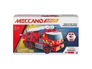 Meccano Junior, byggesæt, brandbil m/ Ljus och ljud, 150 delar