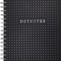 Mayland Burde DotNotes, notesbog, 25 cm, svart