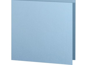 Papperix Kvadratiske Dobbeltkort 5-pakke Ljusblå 