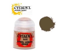 Citadel, base paint, Steel Legion Drab (12ml)