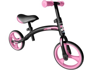 Skids Control, luxus løbecykel 9", pink