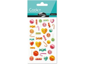 Maildor, Cooky, 3D-klistermærker, søde sager