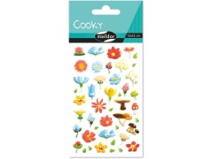 Maildor, Cooky, 3D-klistermærker, svampe och blomster