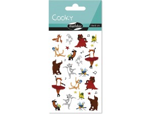 Maildor, Cooky, 3D-klistermærker, dansende djur