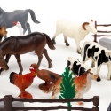 Animal Planet, bondegårdsdyr och tillbehör, 30 delar