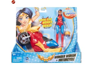 DC Super Hero Girls figur och køretøj