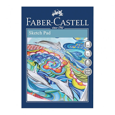 Faber-Castell, skitseblok, A4, 100 g/m2, 50 ark
