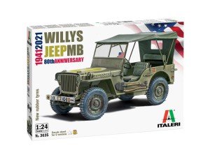 Italeri, Willys Jeep MB 80th Anniversary 1941-2021, 1:24