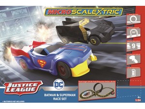 Scalextric Micro, Justice League, bilbana till batteri