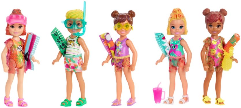 Barbie Color Reveal, Chelsea-dukke i badetøj