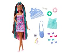 Barbie, Totally Hair, docka m/ langt hår, sommerfugle