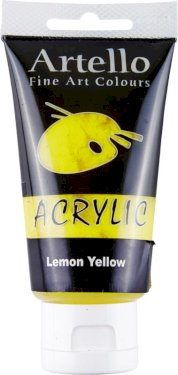 Artello Acrylic, 75 ml, Lemon Yellow