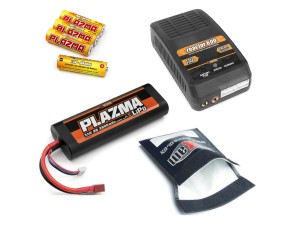 R/C Lipo Batteri Och Lader Pakke - Mini