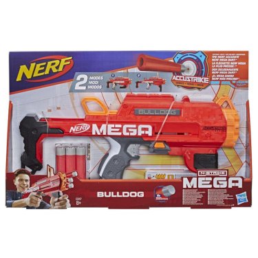 Nerf Mega, Bulldog, gevär m/ 6 AccuStrike-pile