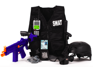 SWAT udklædningssæt, 10 delar