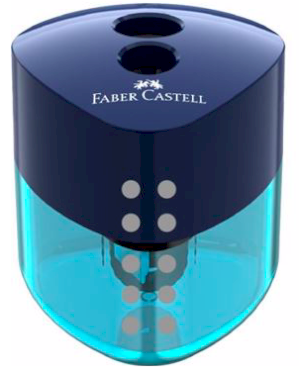 Faber-Castell Grip Auto, blyantspidser, dobbelt, 1 stk.