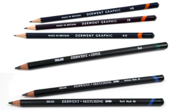 Derwent, tegneetui m/ blok och blyanter