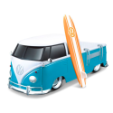 Maisto Tech, VW Pickup Type 2, radiostyrd bil m/ surfbræt, 1:16