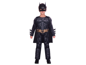 Batman, muskeltop m/ kappe och maske, 6-8 år
