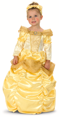 4-Girlz, prinsessekjole, Belle, 3-4 år
