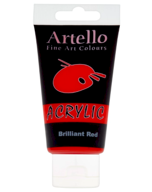 Artello Acrylic, 75 ml, Brilliant Red