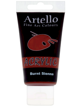 Artello Acrylic, 75 ml, Burnt Sienna
