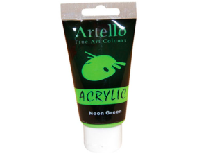 Artello Acrylic, 75 ml, Neon Green