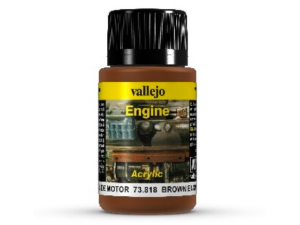 Vallejo Weathering, Brown Engine Soot, 40 ml