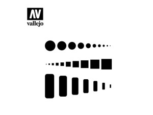 Vallejo, Stencil Access Trap Doors, 1:32, 1:48 och 1:72