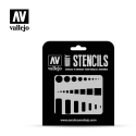Vallejo, Stencil Access Trap Doors, 1:32, 1:48 och 1:72