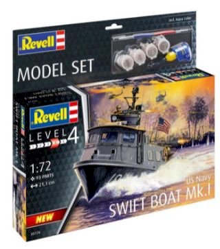 Revell, Modelsæt US Navy SWIFT BOAT Mk.I, 1:72