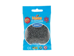 Hama Mini, pärlor, 2.000 stk., mörkgrå (71)