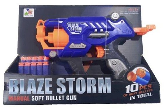 Blaze Storm, manuel pistol m/ 10 skumpile